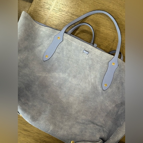 Annabel Ingall Leather Bag with blue, Gold Detail perfet condition - Picture 12 of 15